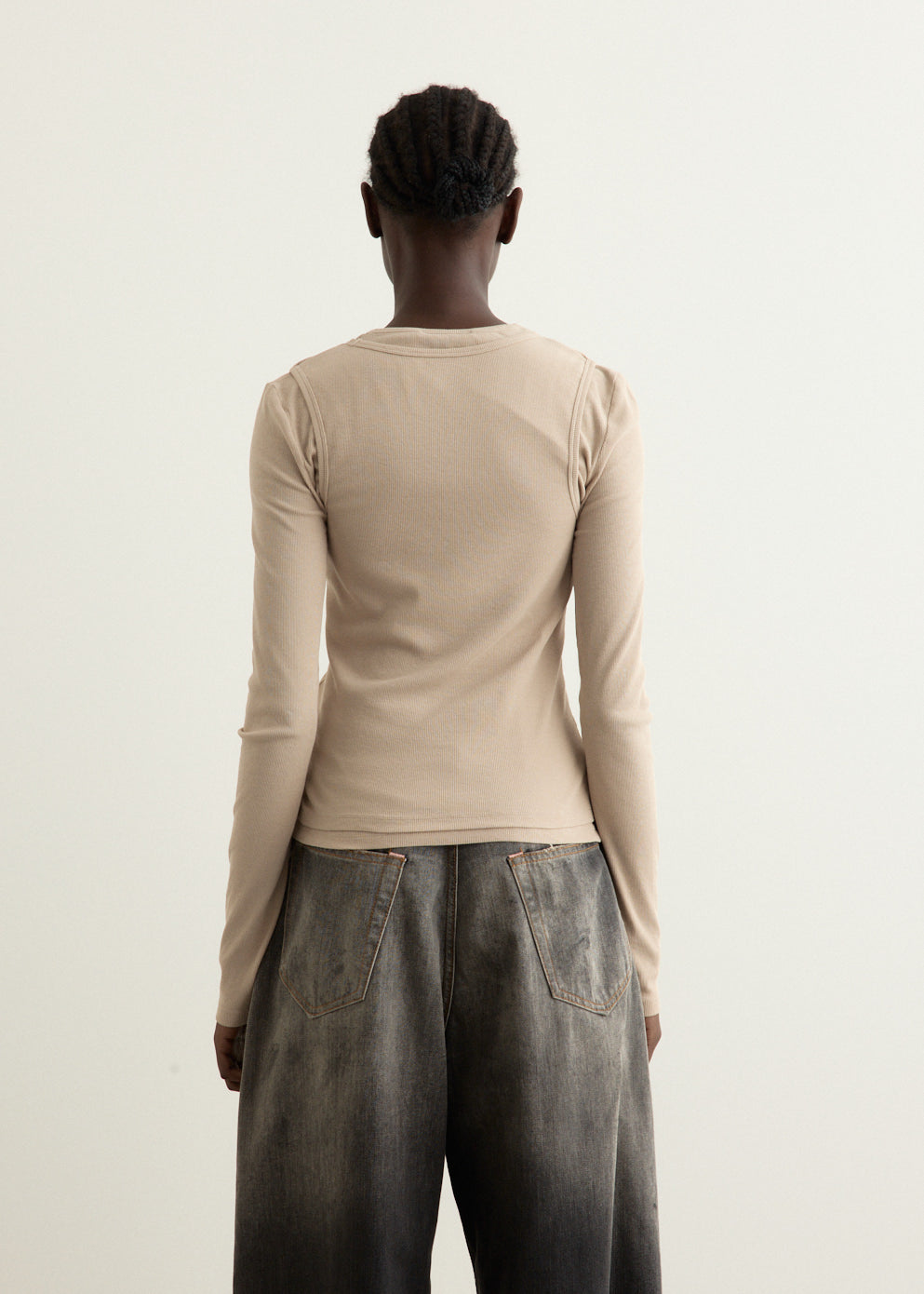 Layered Long-Sleeve T-Shirt