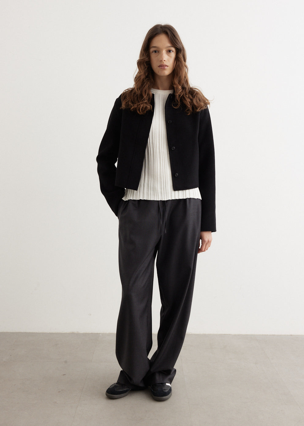 Zhanna Short Boxy Coat Zhanna Short Boxy Coat