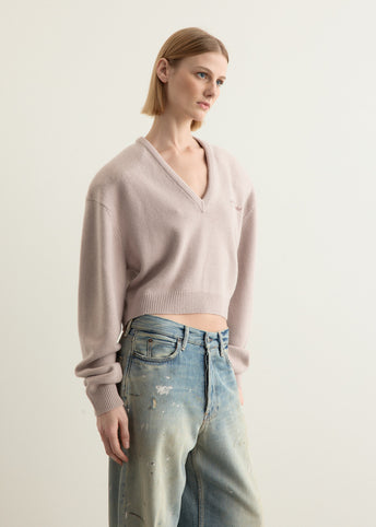 Wool V-Neck Sweater