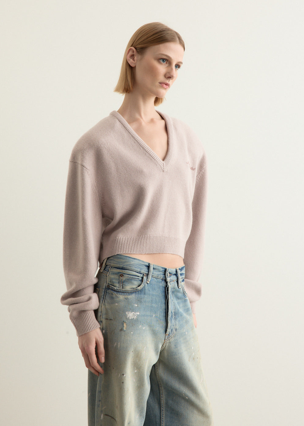 Wool V-Neck Sweater