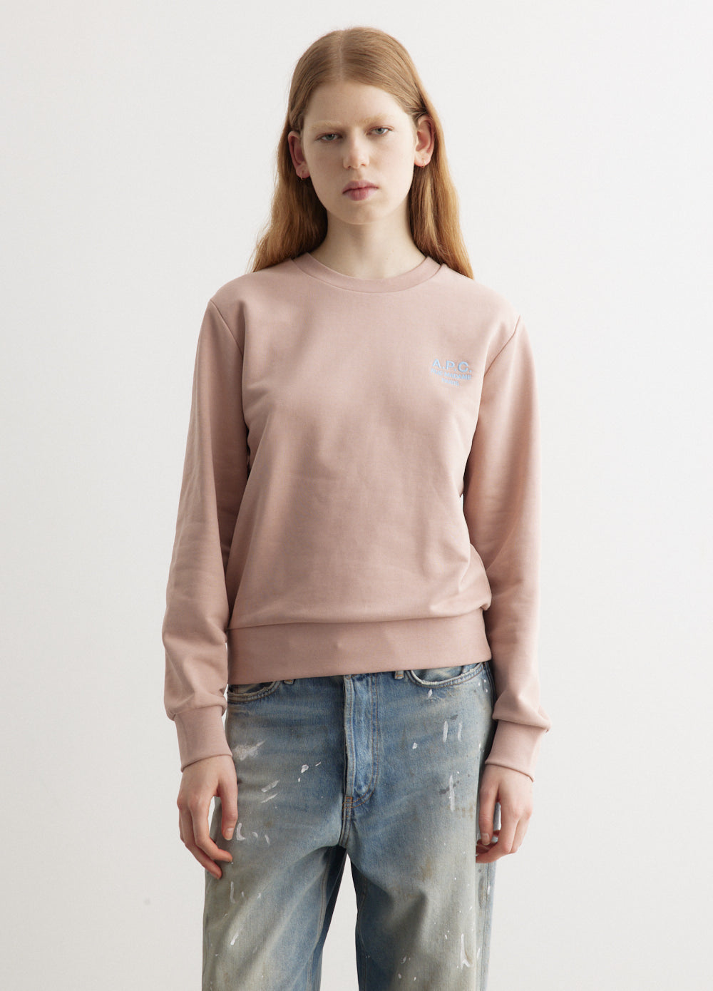 A.P.C. - Boxy Rue Madame Sweatshirt - Sweater,All Products : American Fashion Style Bags On Sale A.P.C. - Boxy Rue Madame Sweatshirt - Sweater,All Products : American Fashion Style Bags On Sale