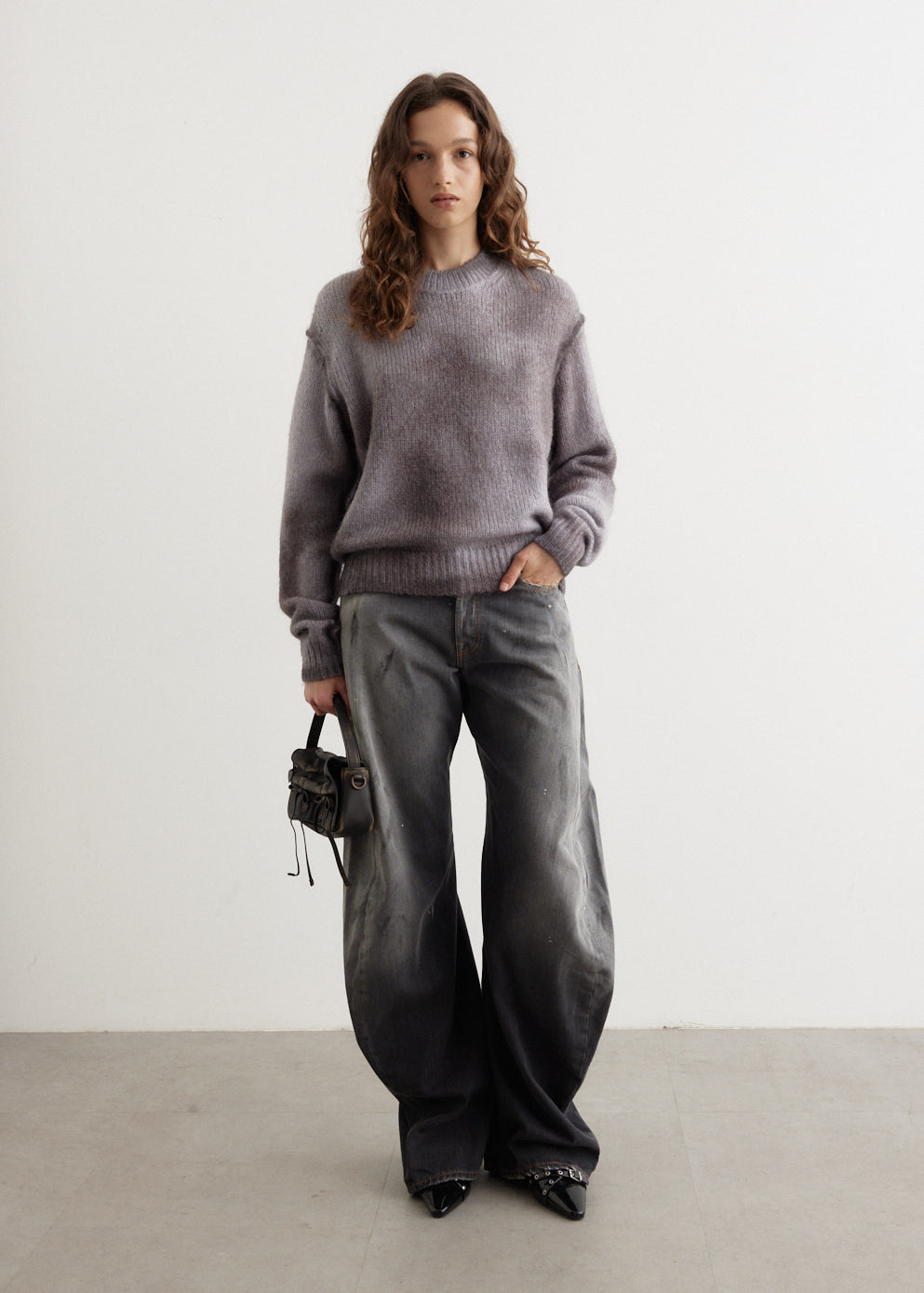 Acne Studios - Koros Mohair Knit - Knitwear,All Products : American Fashion Style Bags On Sale Acne Studios - Koros Mohair Knit - Knitwear,All Products : American Fashion Style Bags On Sale