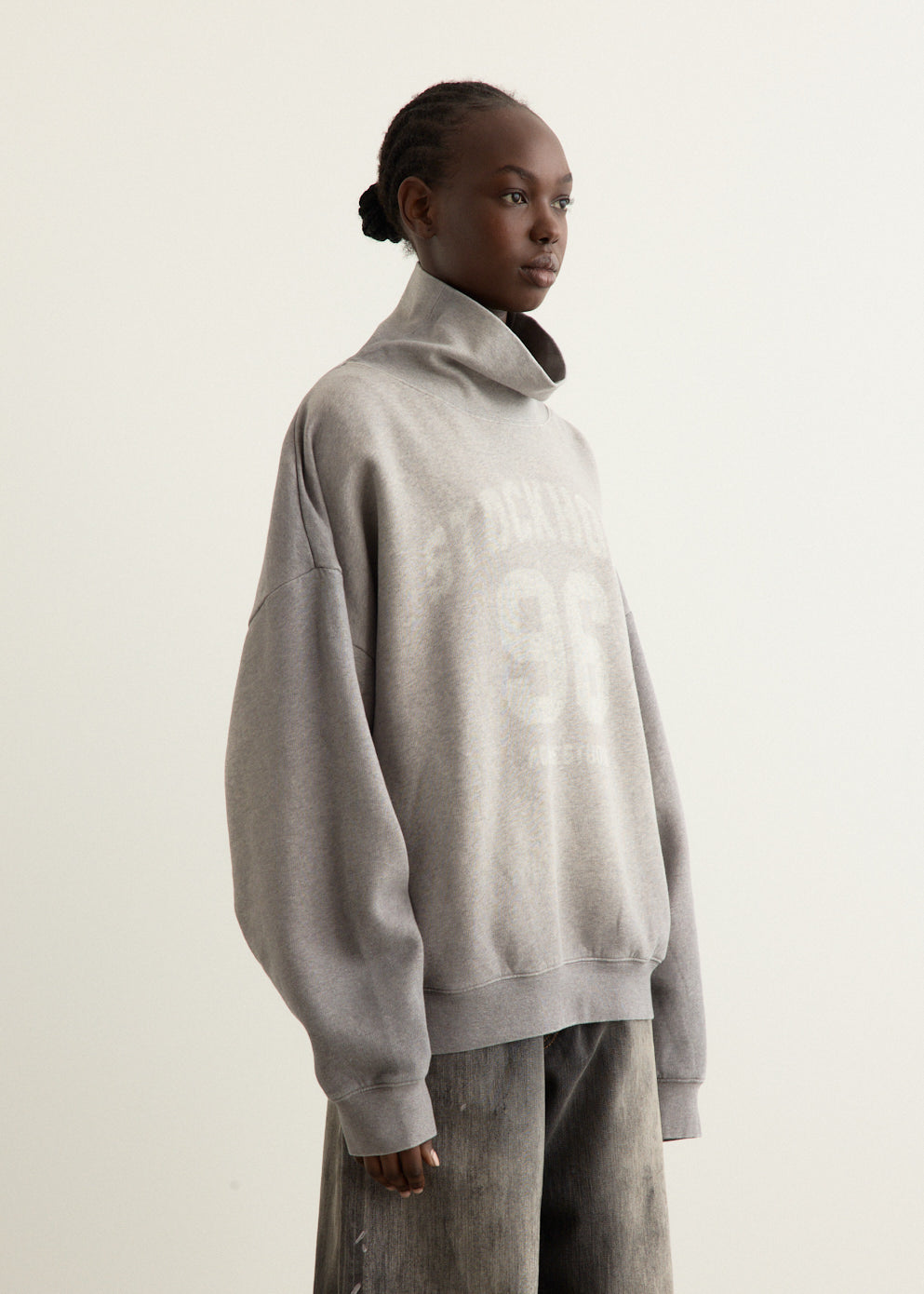 High Neck Sweatshirt