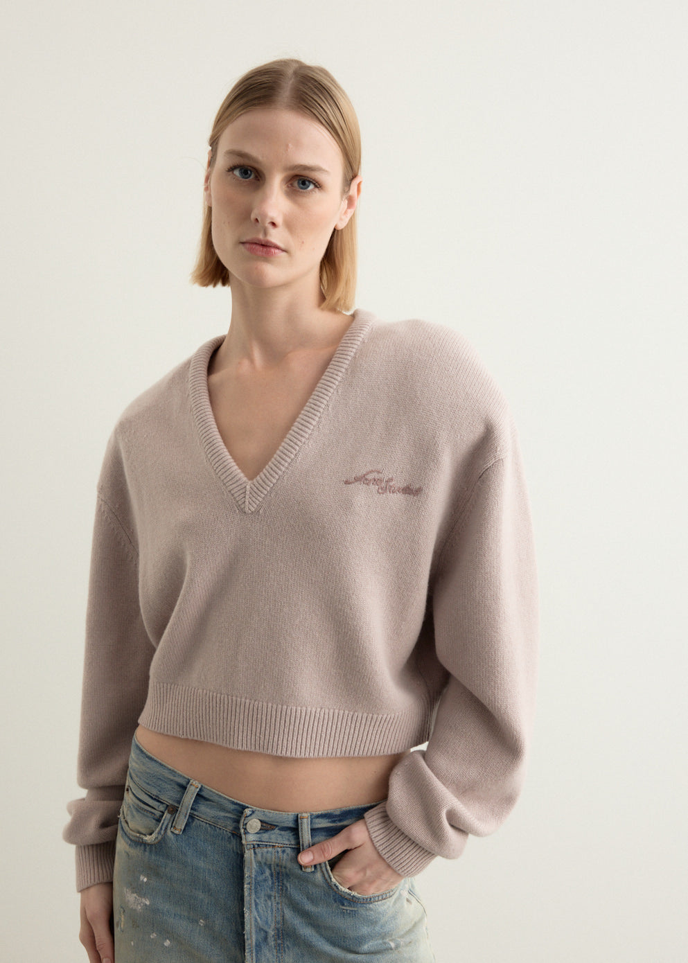 Wool V-Neck Sweater
