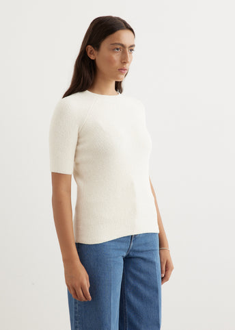 Raglan-Sleeve Terry Knit