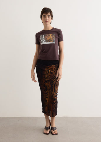 Double Layer Mesh Skirt