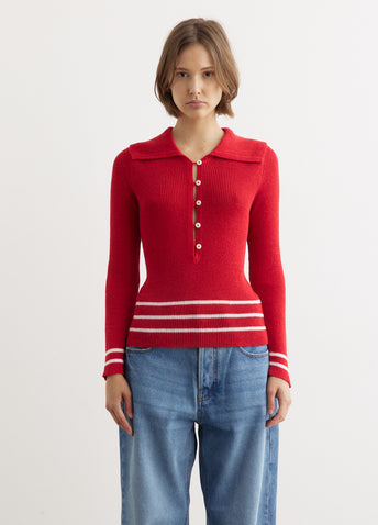 Quincy Stripe Polo
