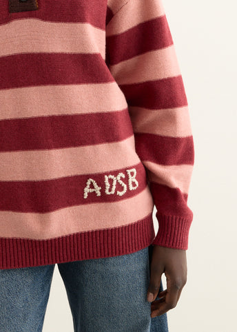 Loose-fit Stripe Collar Sweater