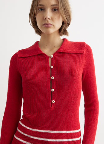 Quincy Stripe Polo