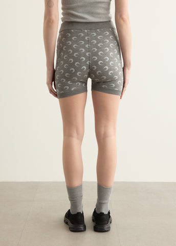 Moon Jacquard Knit Shorts