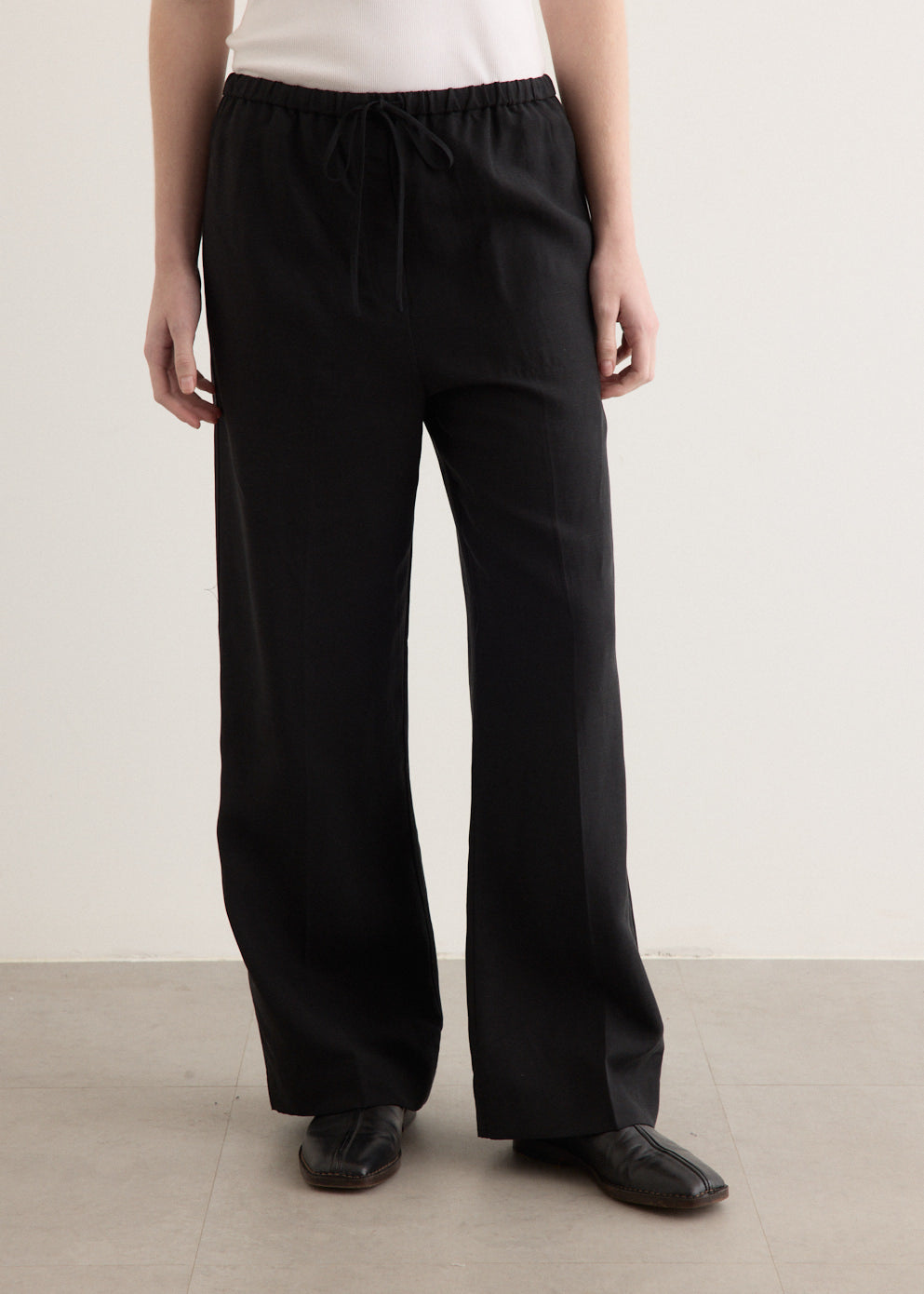 Fluid Drawstring Trousers