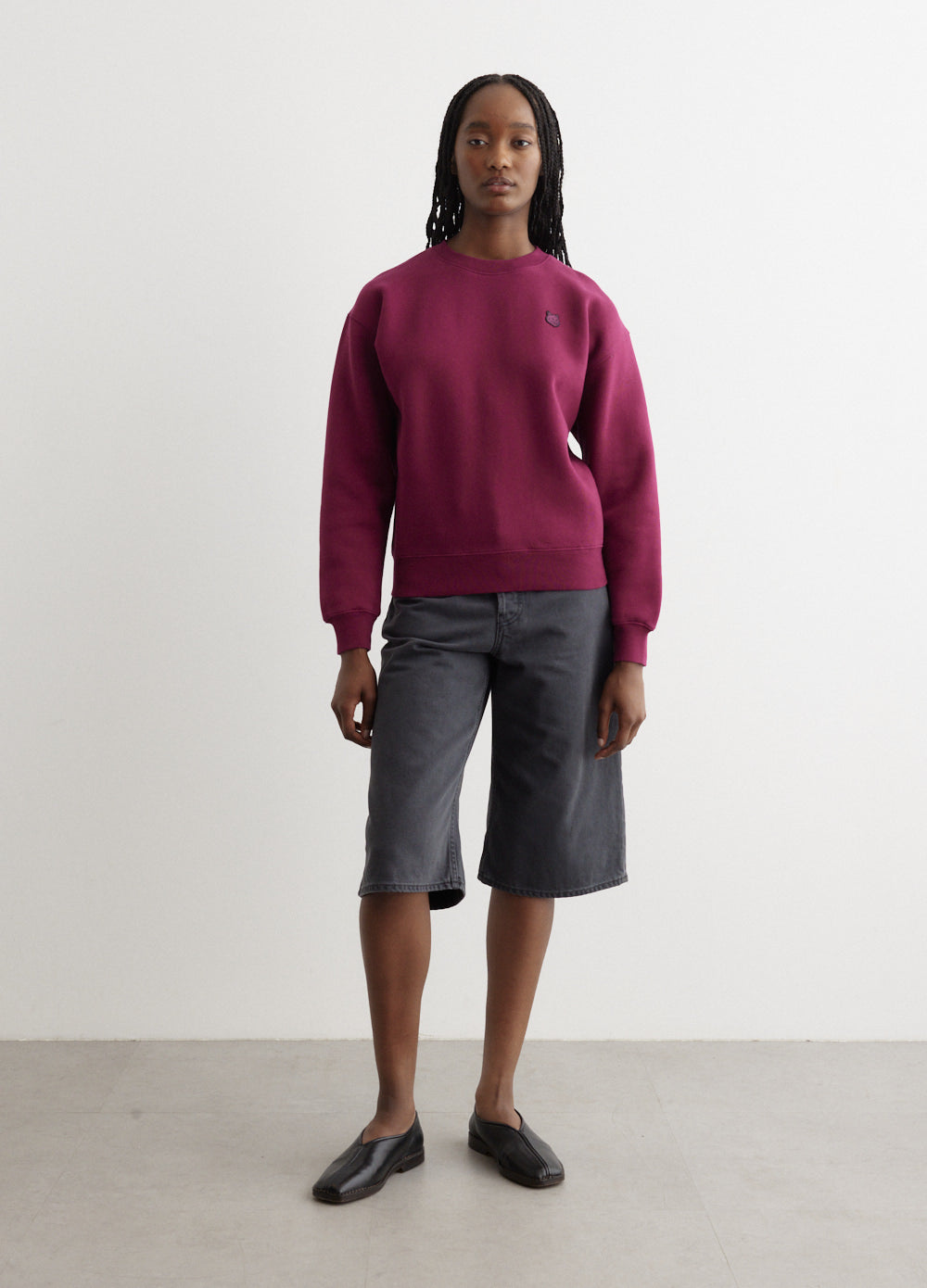 Tonal Fox Head Patch Comfort Sweatshirt