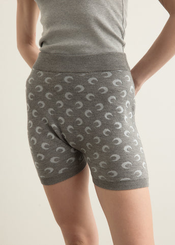Moon Jacquard Knit Shorts