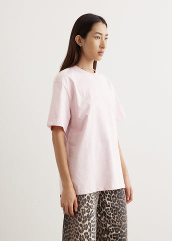Heavy Cotton Drop Shoulder Heart T-Shirt