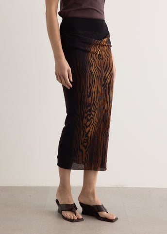 Double Layer Mesh Skirt