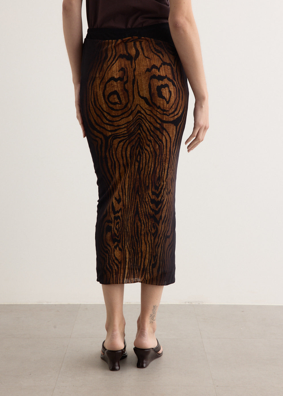 Double Layer Mesh Skirt