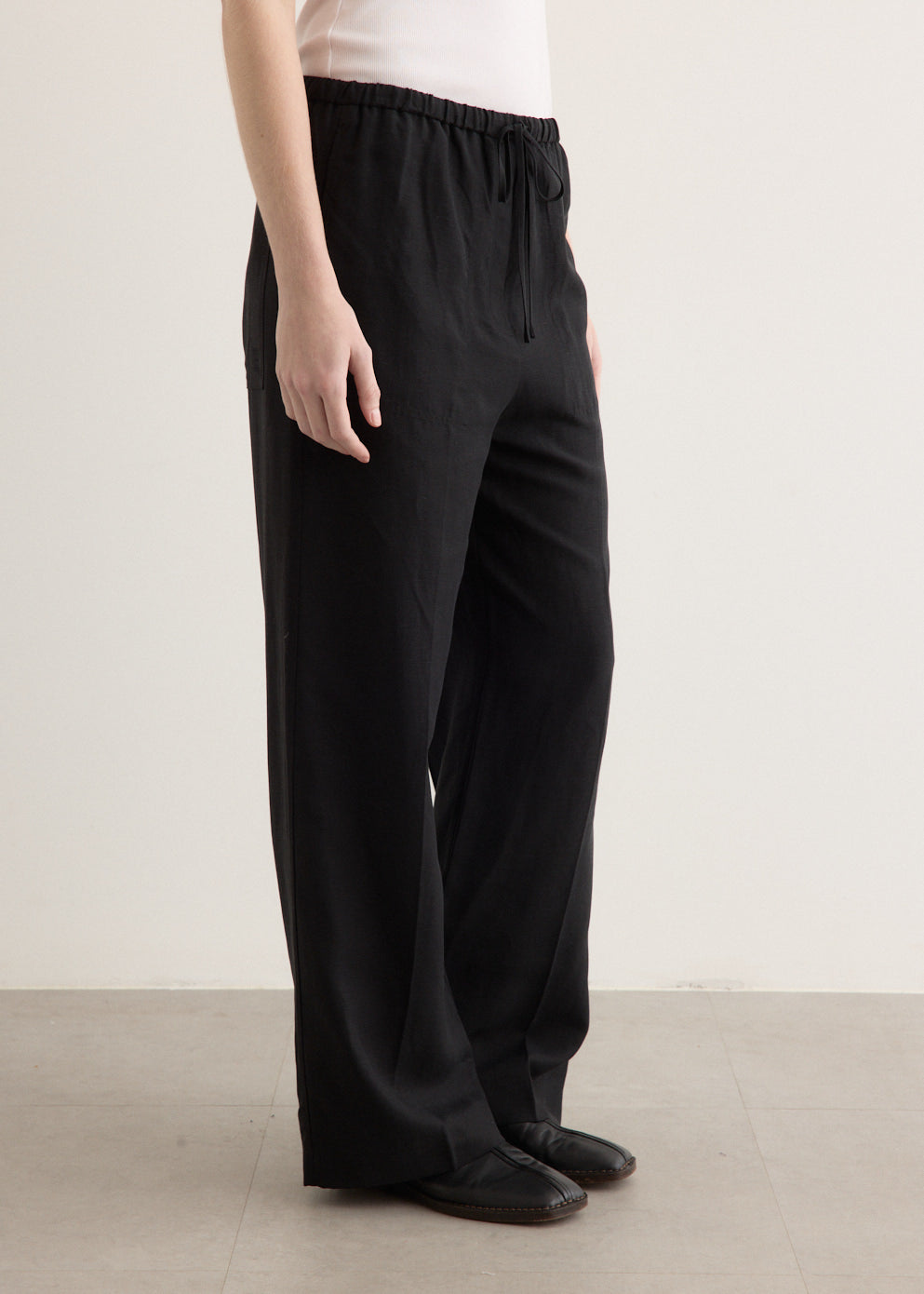 Fluid Drawstring Trousers