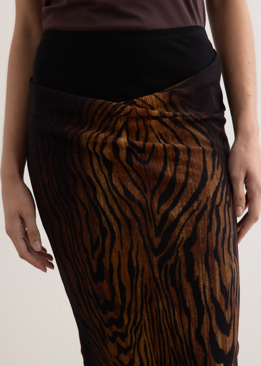 Double Layer Mesh Skirt