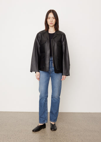 Army Leather Jacket