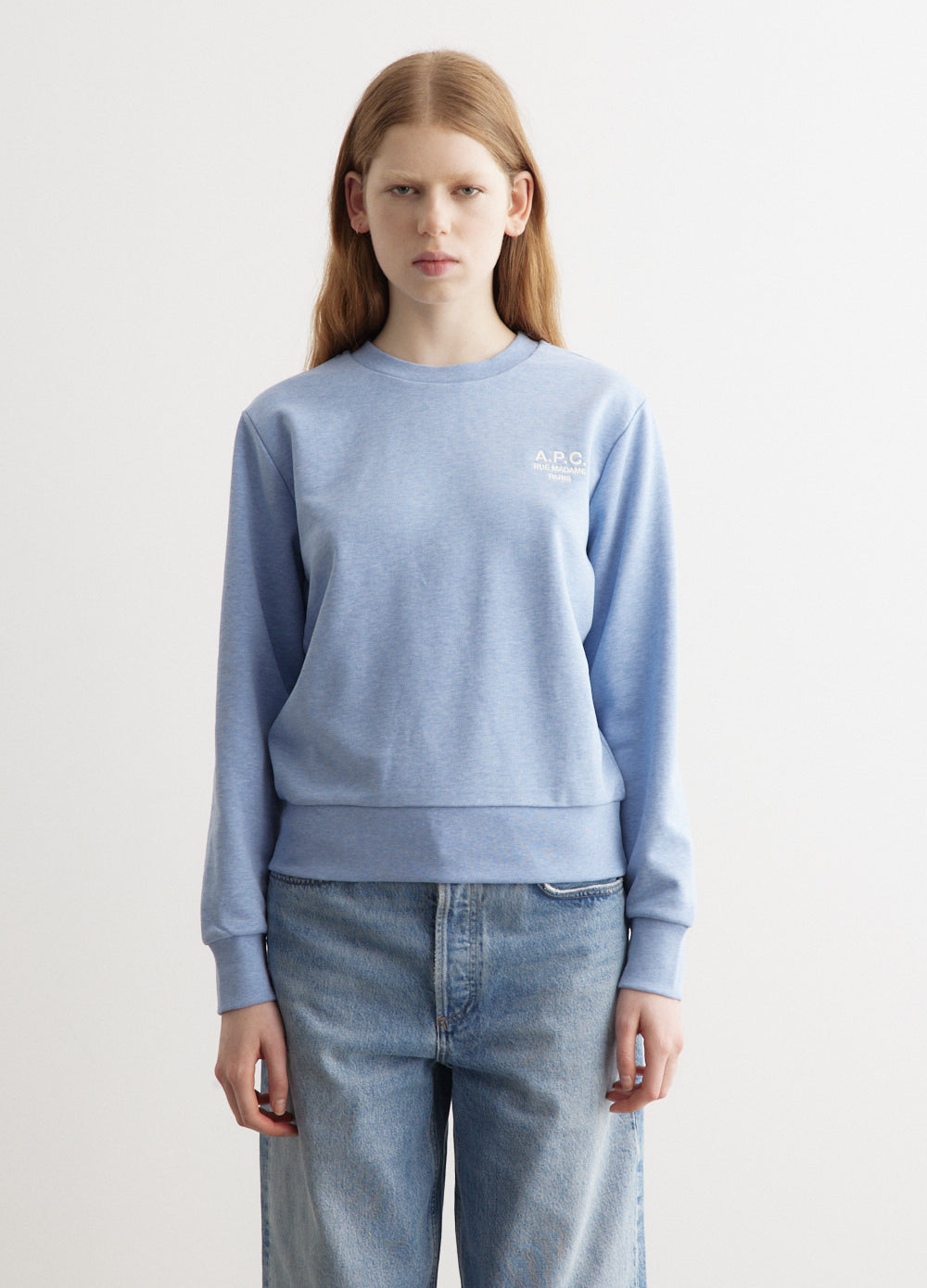 A.P.C. - Boxy Rue Madame Sweatshirt - Sweater,All Products : American Fashion Style Bags On Sale A.P.C. - Boxy Rue Madame Sweatshirt - Sweater,All Products : American Fashion Style Bags On Sale