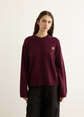 Future Wool Mix Oversized O-Neck Jumper