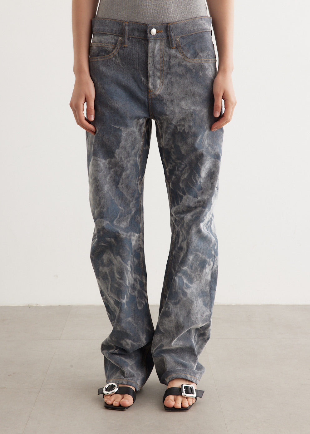 Low Rise Bowed Gusset Jeans