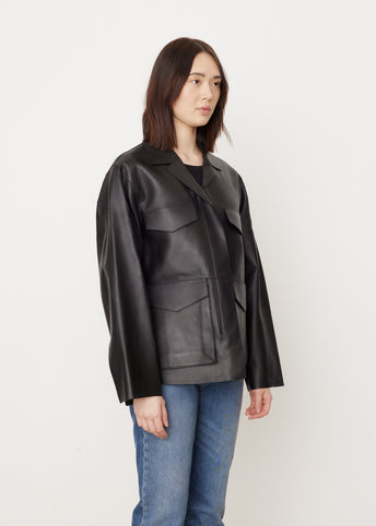 Army Leather Jacket