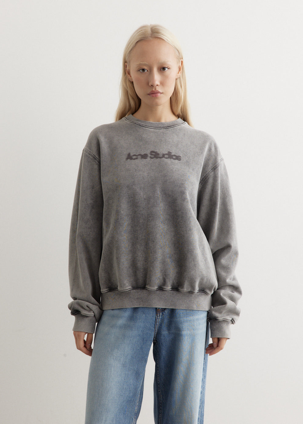Acne Studios - Franziska Blurred Sweater - Sweater,Specials : American Fashion Style Bags On Sale Acne Studios - Franziska Blurred Sweater - Sweater,Specials : American Fashion Style Bags On Sale