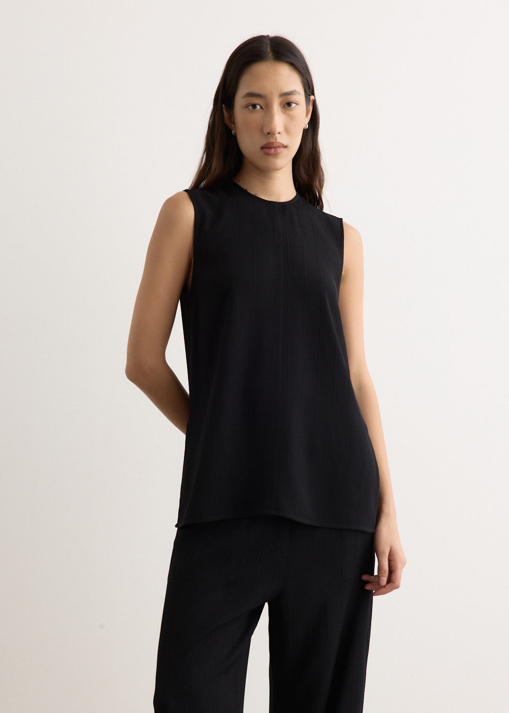 Woven Stripe Top