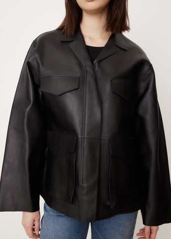 Army Leather Jacket