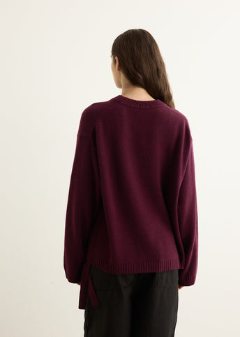Future Wool Mix Oversized O-Neck Jumper