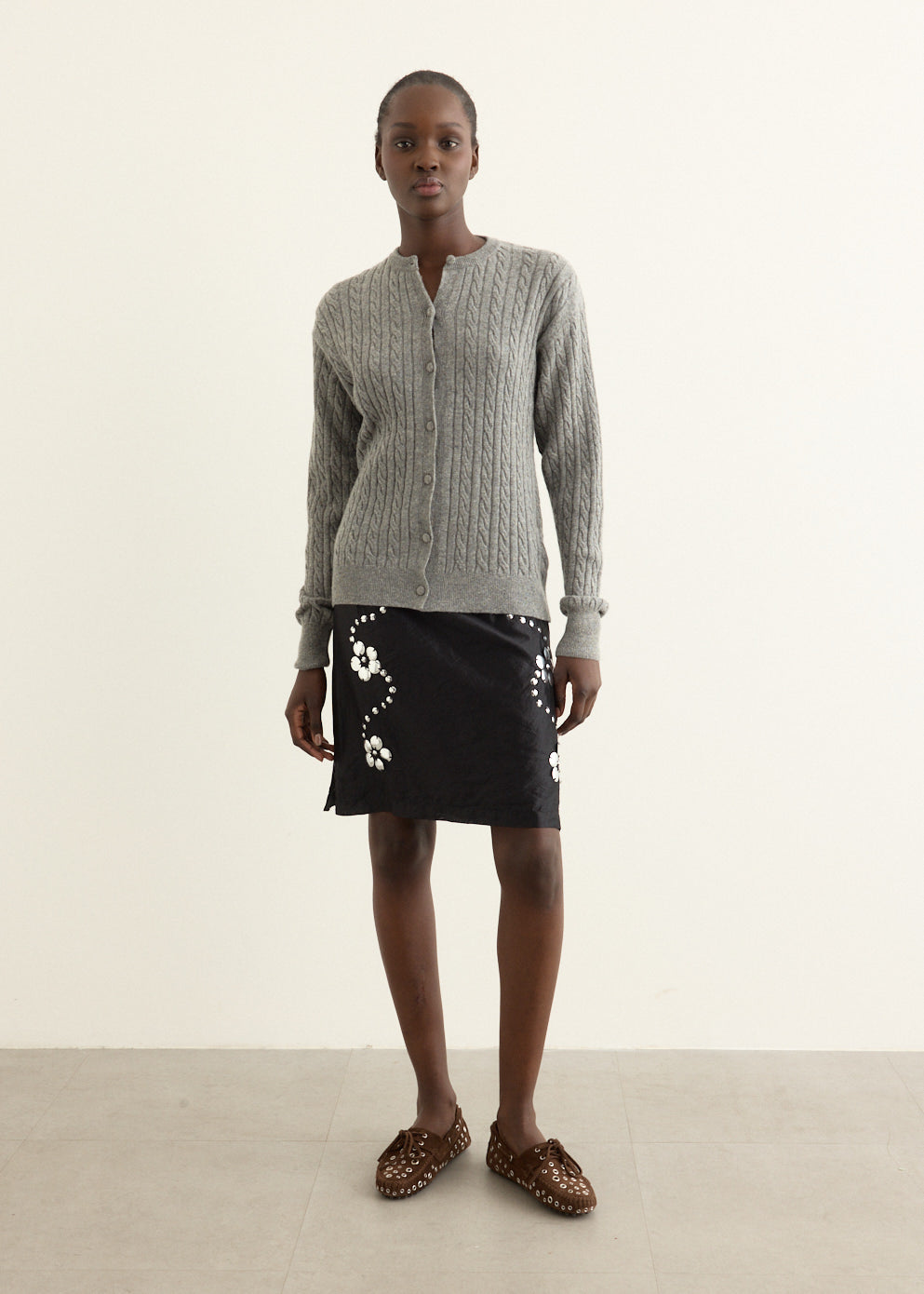 Claude Studs Mini Skirt