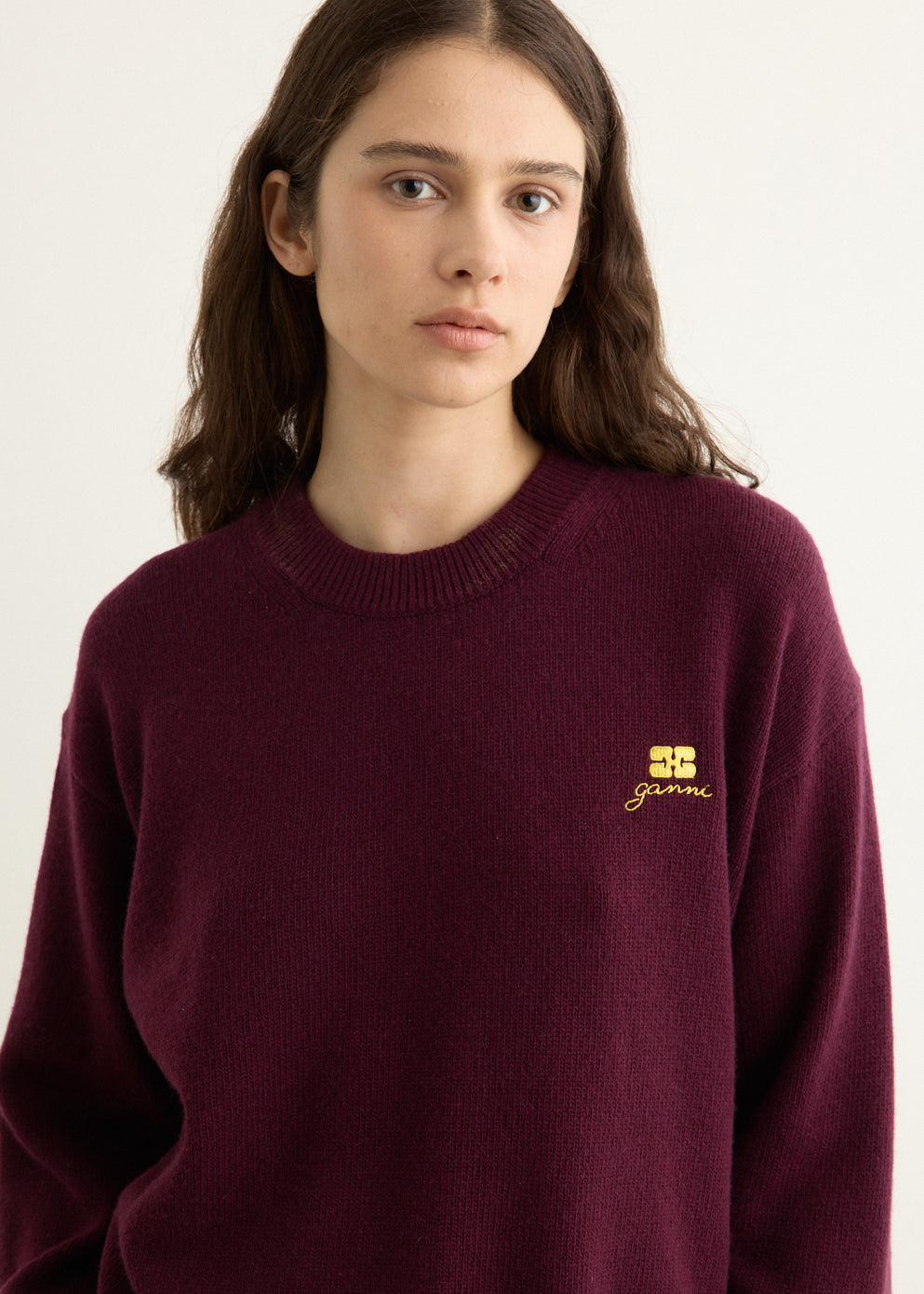 Future Wool Mix Oversized O-Neck Jumper