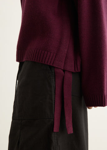Future Wool Mix Oversized O-Neck Jumper