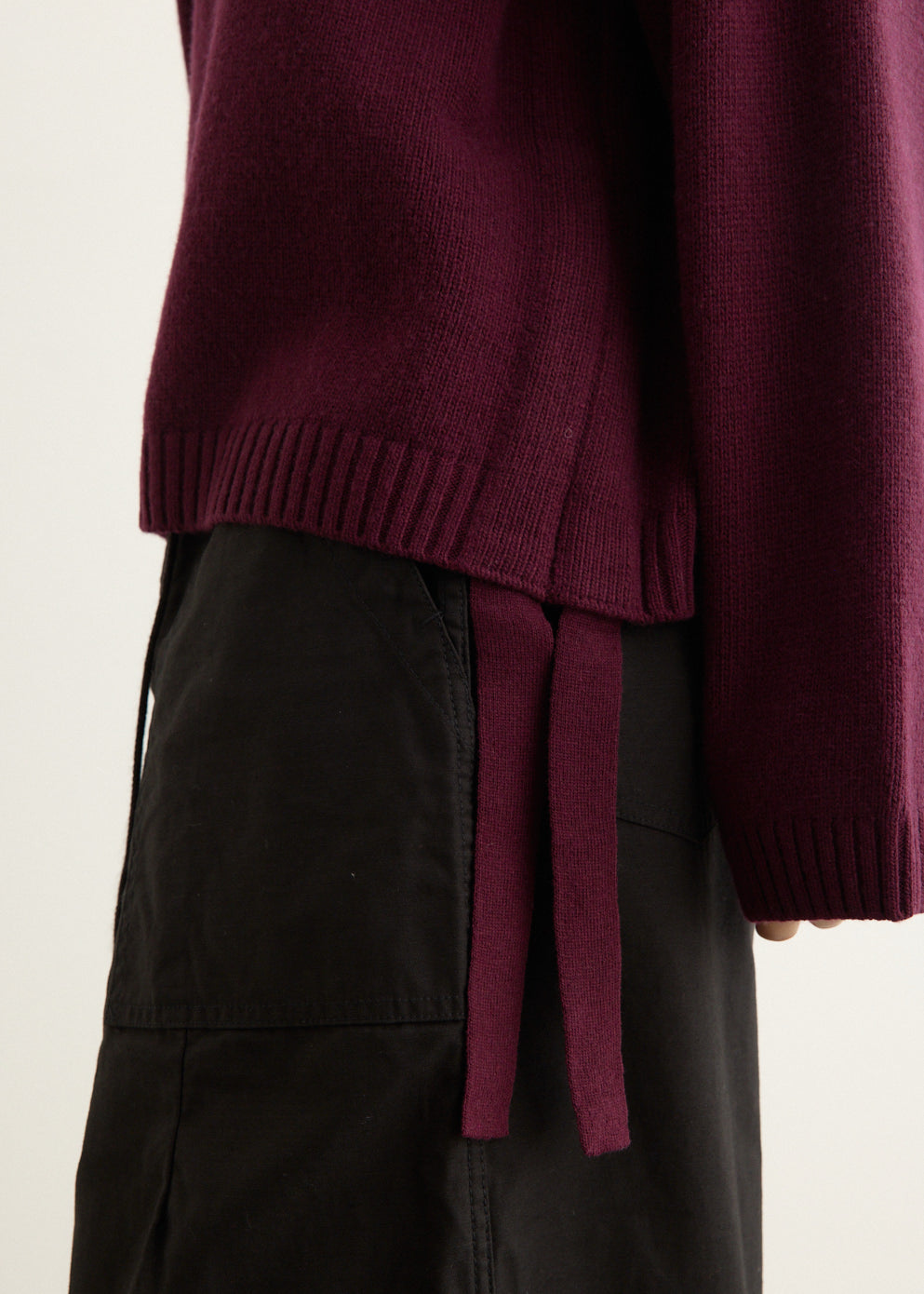 Future Wool Mix Oversized O-Neck Jumper
