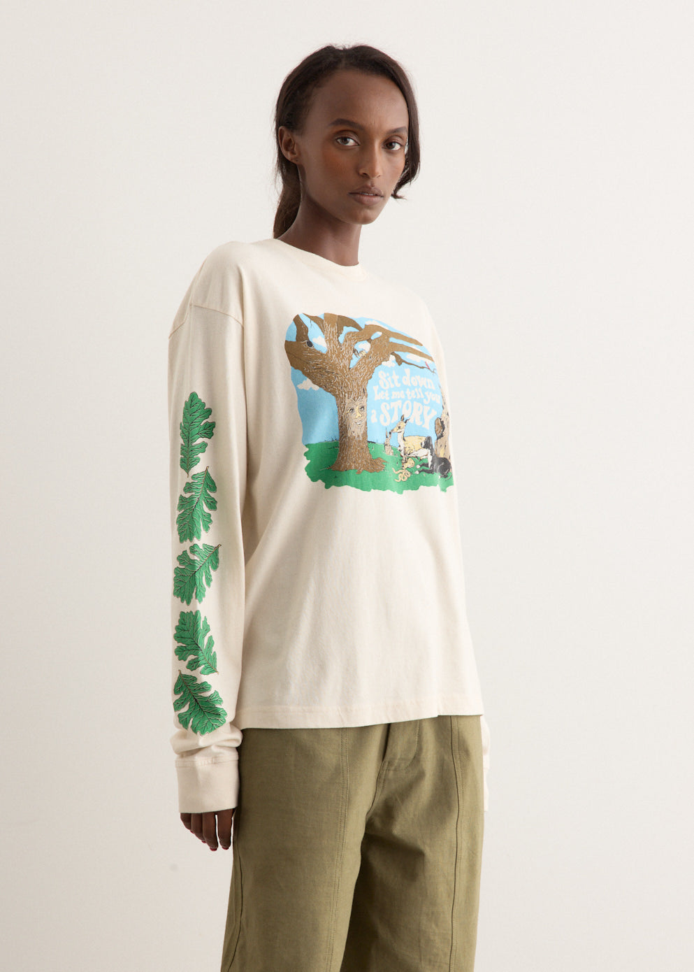 Story MFG - Grateful Long Sleeve T-Shirt - Tops Clothing