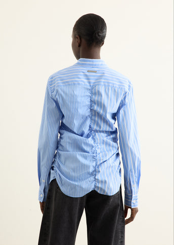 Stripe Shirring Shirt