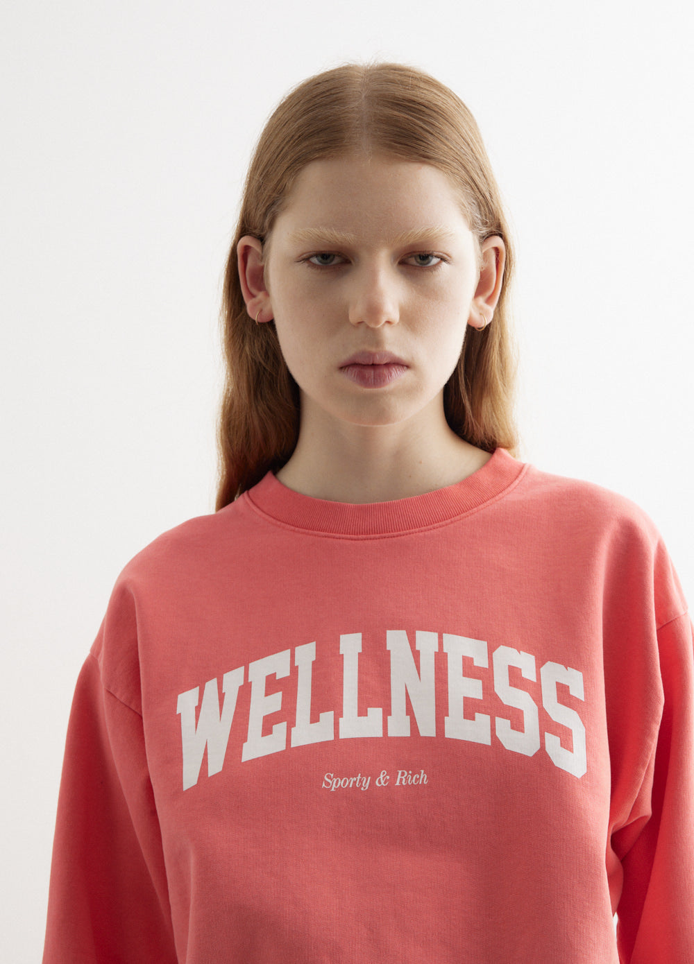 スウェット・トレーナー Sporty & Rich Wellness Ivy Crewneck (50343) Wellness Ivy Crewneck - Navy/White – Sporty & Rich