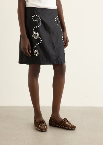 Claude Studs Mini Skirt