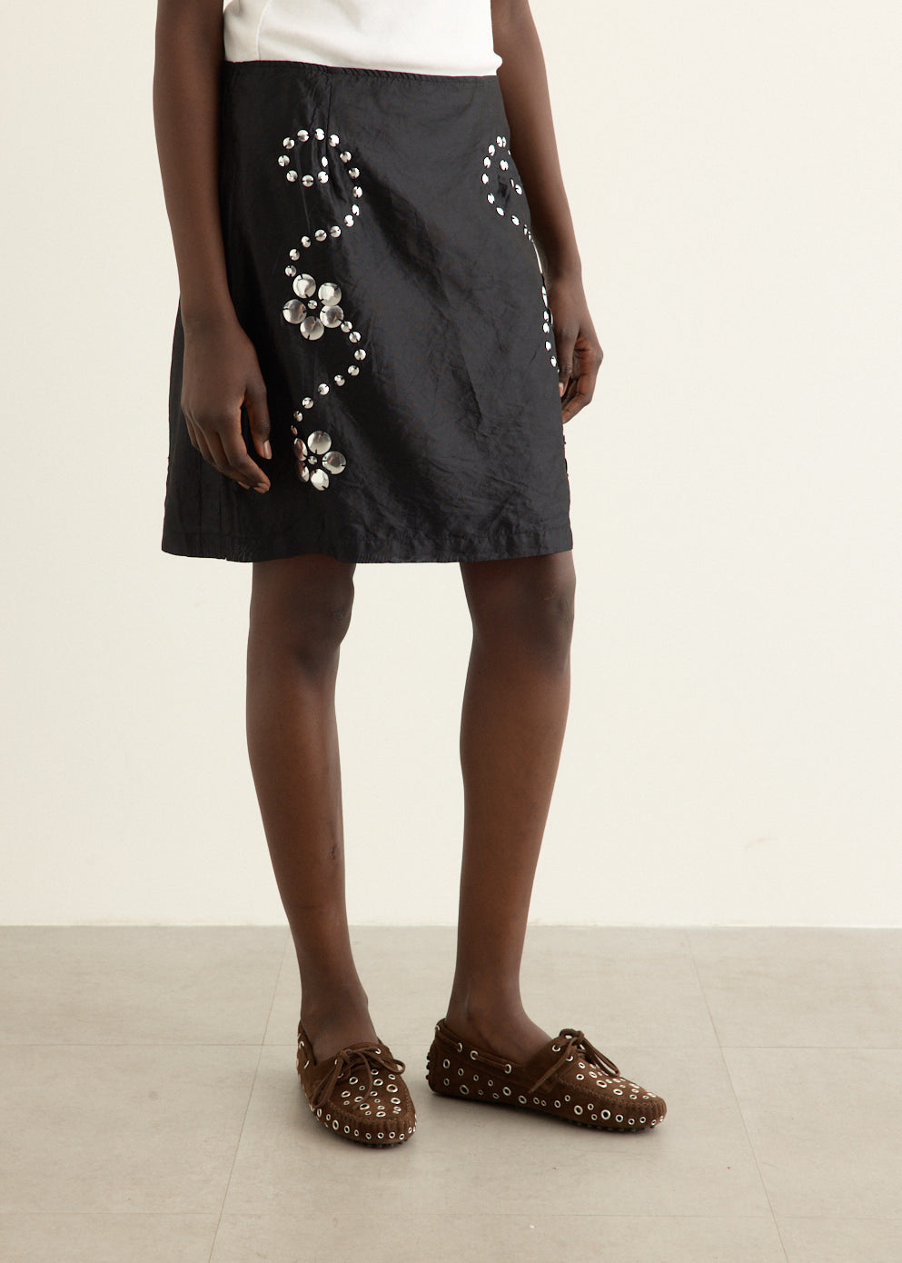Claude Studs Mini Skirt