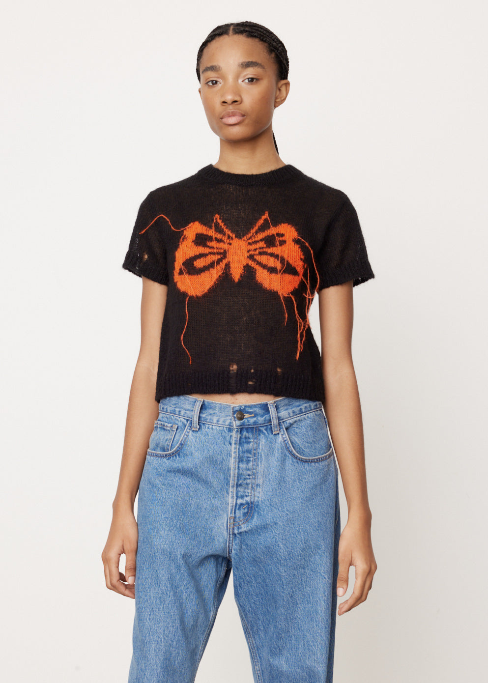 Krenda Butterfly Knit Top