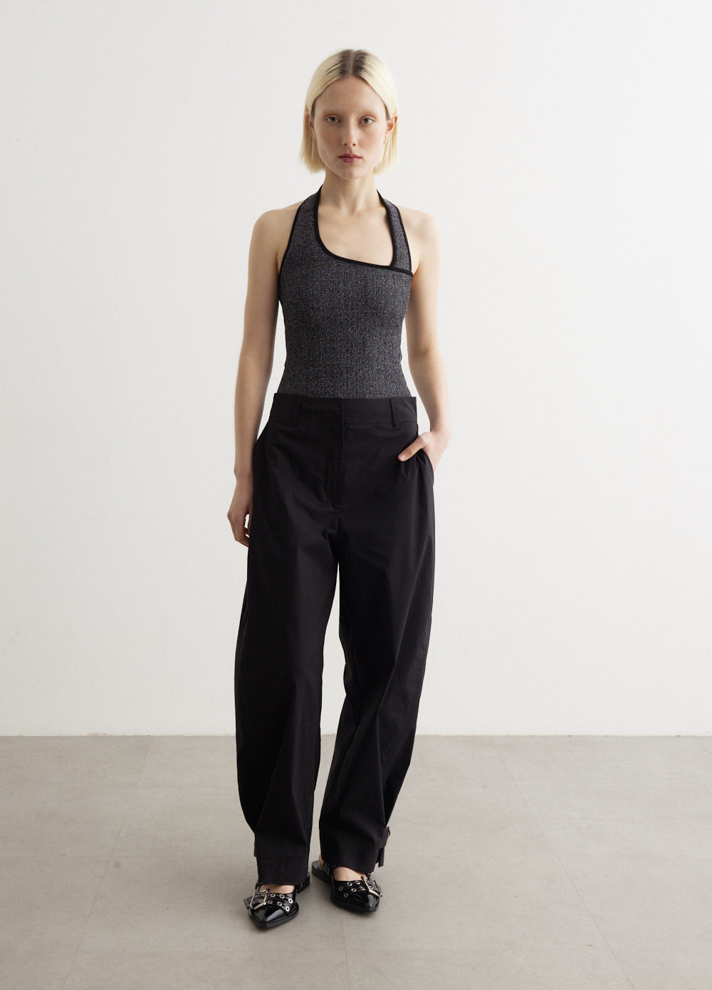Incu Collection - Distort Ribbed Top - Tops,Specials : American Fashion Style Bags On Sale Incu Collection - Distort Ribbed Top - Tops,Specials : American Fashion Style Bags On Sale
