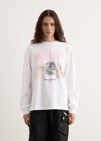 Heavy Jersey Animals Long Sleeve T-Shirt