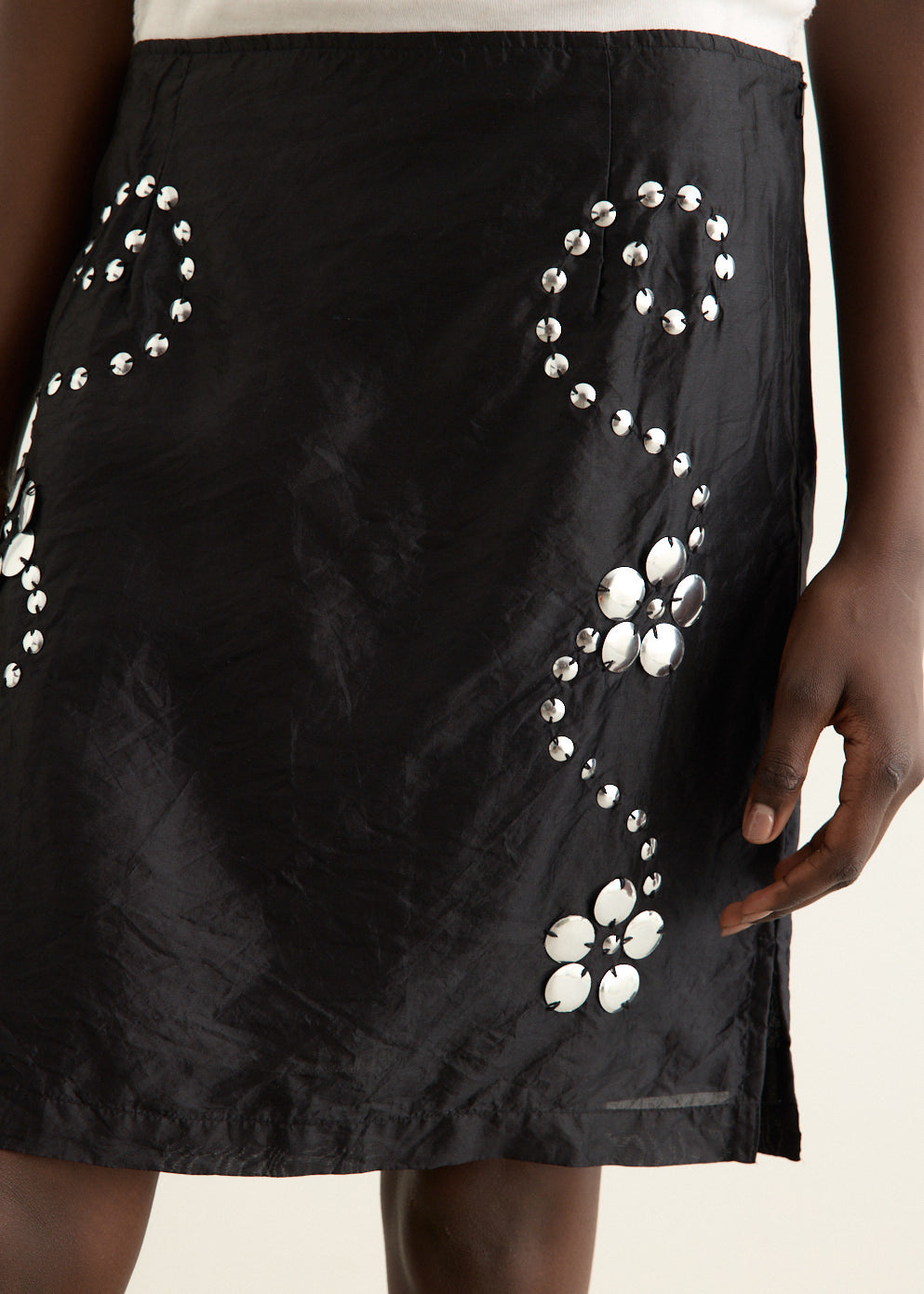 Claude Studs Mini Skirt