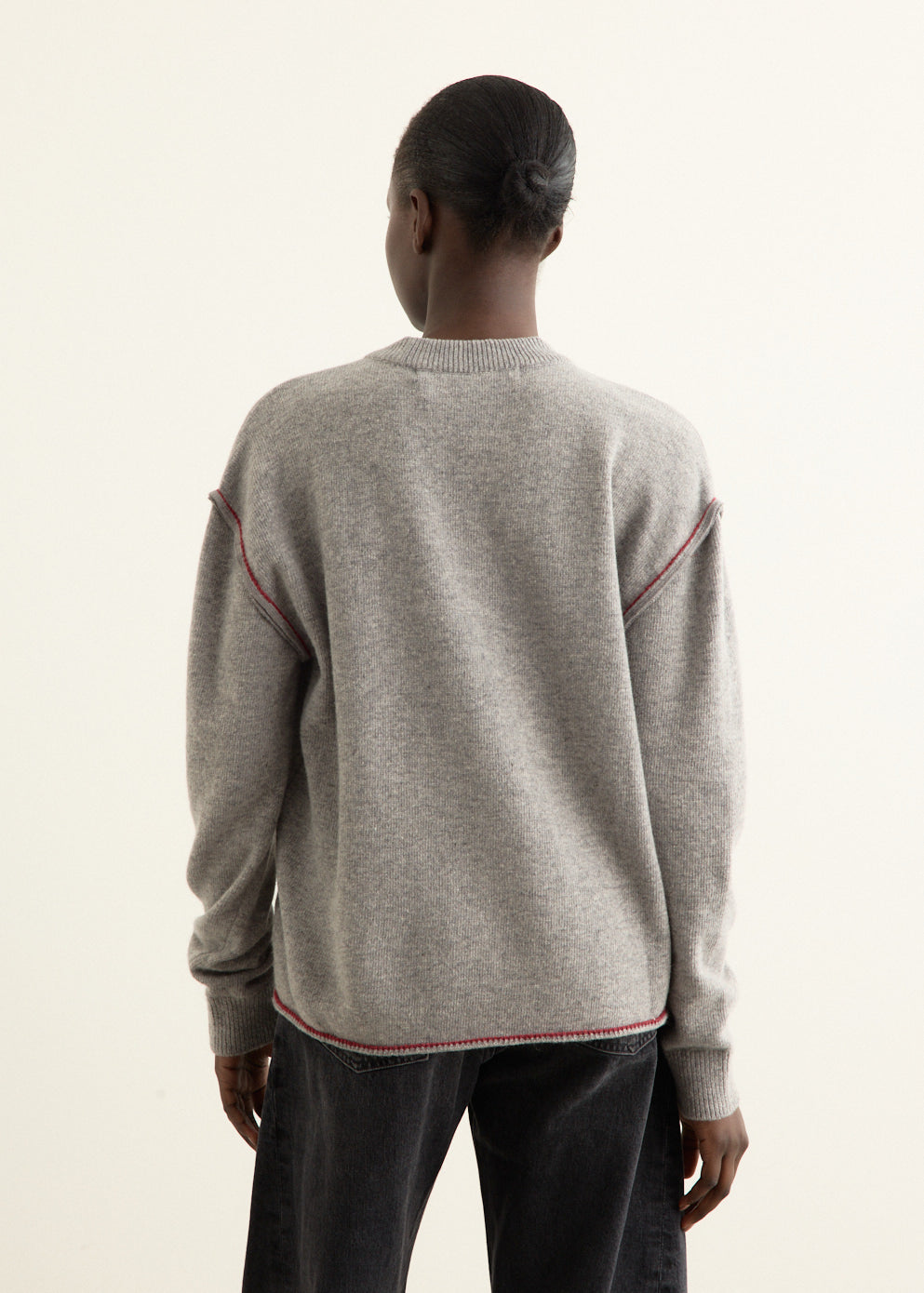 Fruit Intarsia Crewneck Sweater