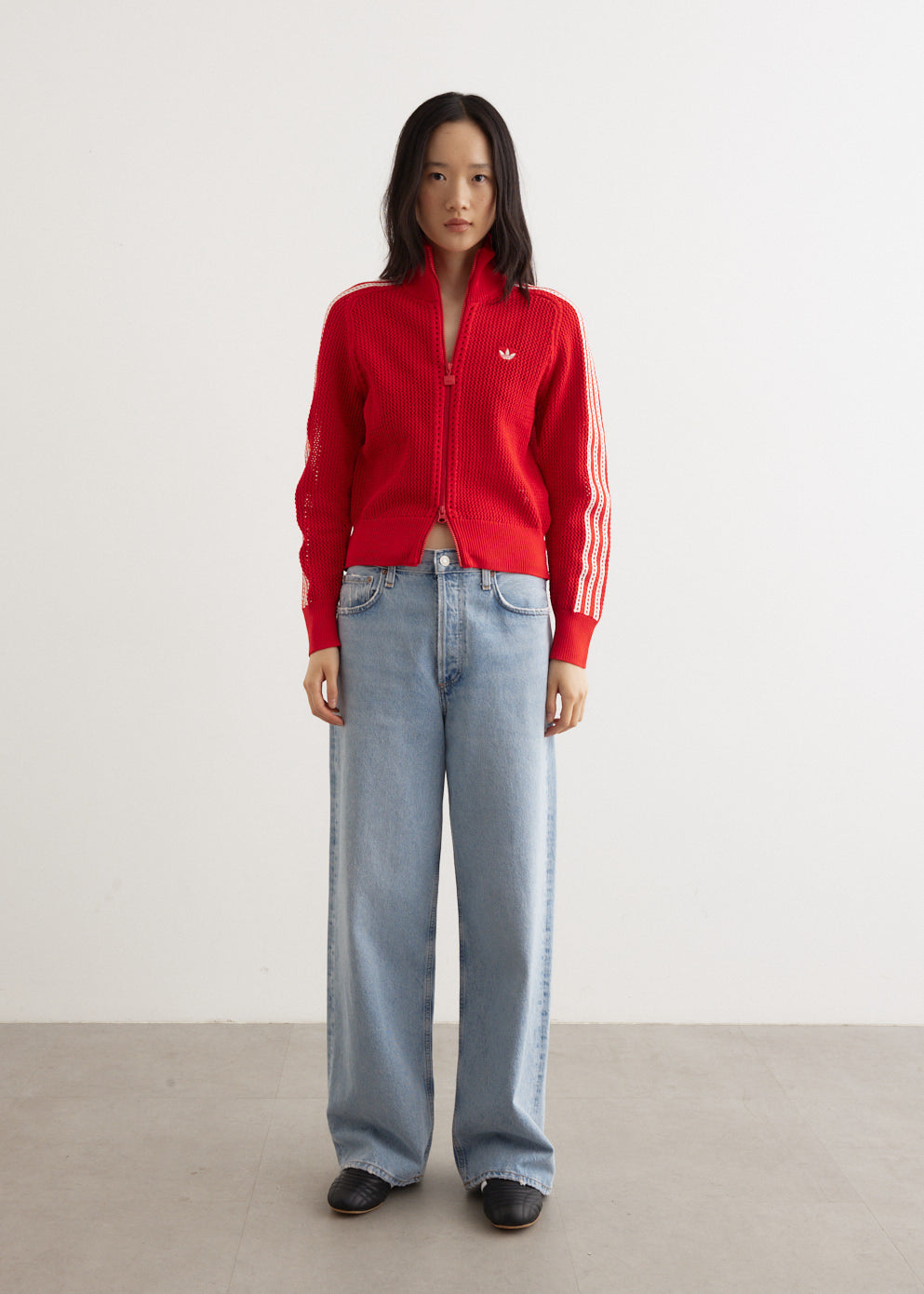 red crochet adidas dress adidas Originals Knitted Crochet Dress - Women's