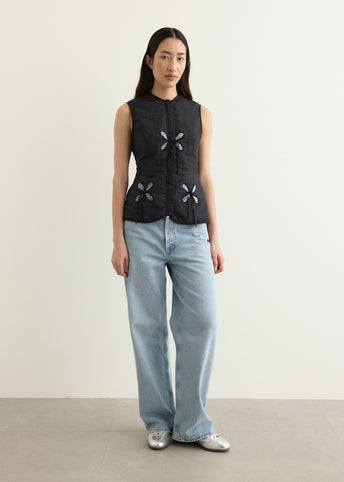 Petal Fleece Vest