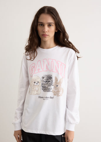 Heavy Jersey Animals Long Sleeve T-Shirt