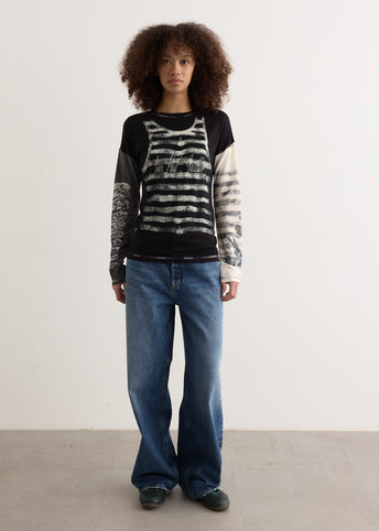 Thin Jersey Long Sleeves Top