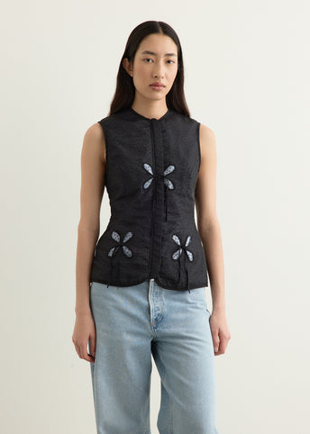 Petal Fleece Vest
